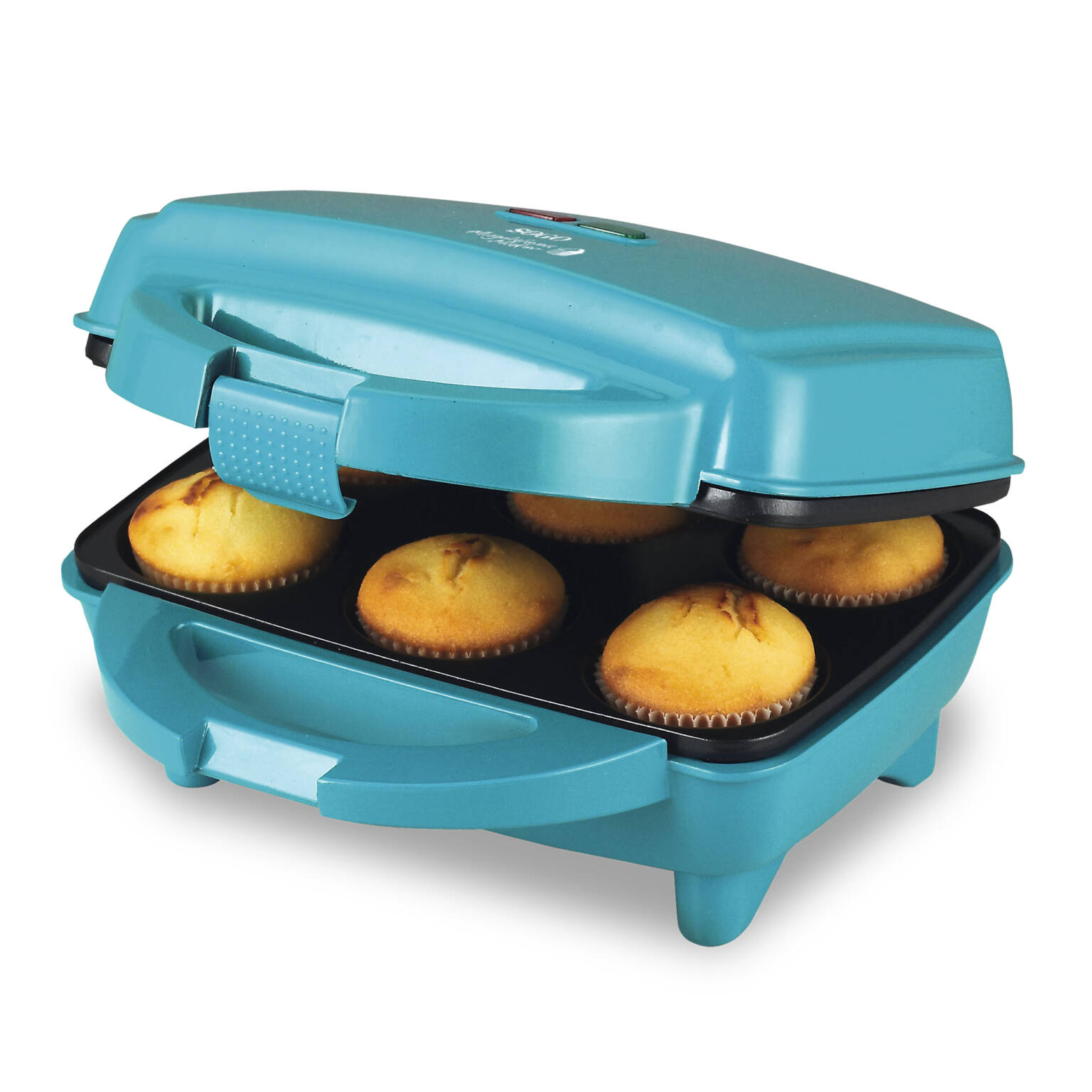 SOGO Macchina per Cupcake e Muffin – 6 Muffin in 10 Minuti, Antiaderente, Facile da Pulire, Risparmio Energetico