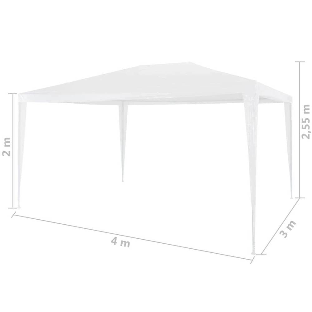 Party Tent 3x4 M White