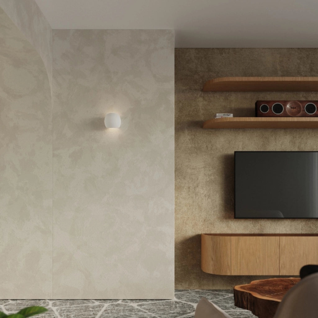 Applique in ceramica ORBITA Pure Lume E27 bianca IP20