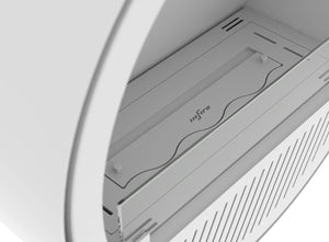 Camino a Bioetanolo da Parete Ø72,4x30 cm Incyrcle Slim Wall Bianco