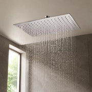 Stainless Steel Rain Shower Head, 20x30 Cm, Rectangular