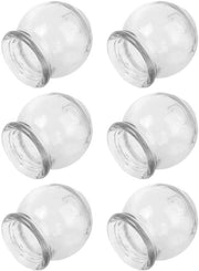 Set di Cupping - 6 pezzi - Vetro Sostenibile - Cupping con Fiamma - Terapia di Cupping - Elevata Potenza di Soglia - Supporta il Recupero Muscolare - Coppe di Cupping