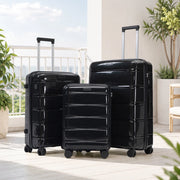 TROLLEY Set da 3 pezzi 50,8/61/71,1 cm in PP Nero