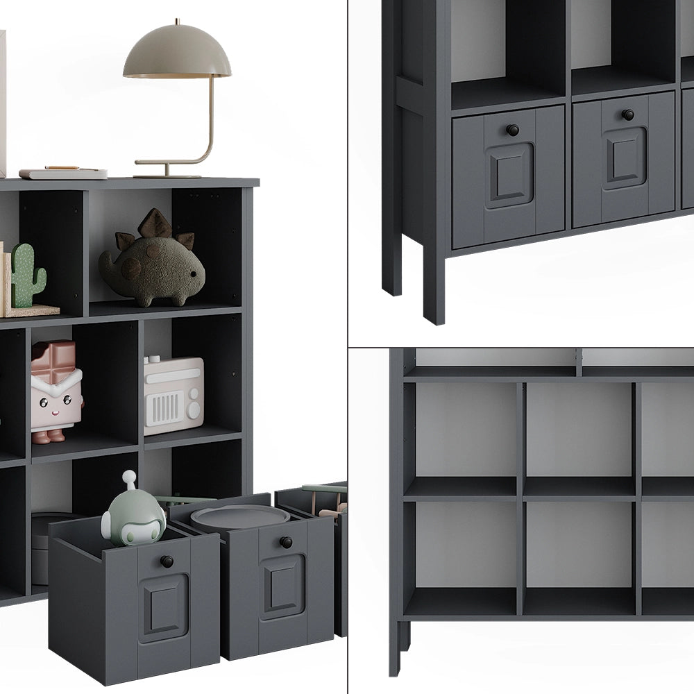 Vitalispa Libreria bambini Grigio 103.6 x 113.4 cm
