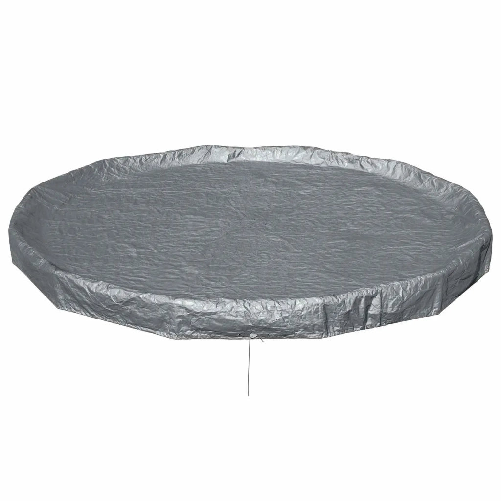 Bestway Copertura per piscina Ø4,88 m Rotondo Poliestere Grigio 42035726