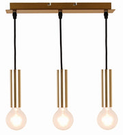 Lampada a sospensione Candellux Dallas 3xE27 oro dimmerabile