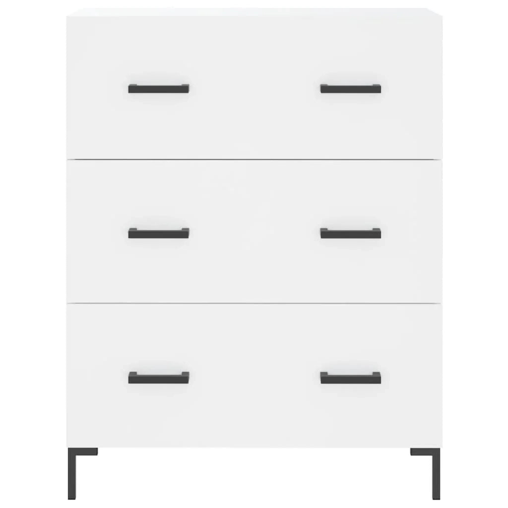 Buffet credenza cassettiera mobiletto mobile contenitore organizer cucina soggiorno salotto alto 69,5 x 34 x 180 cm legno ingegnerizzato bianco 02_0032649