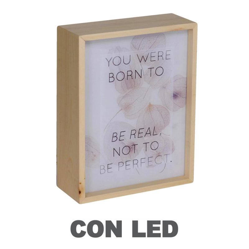 Lampada led scritte cm20x8h26