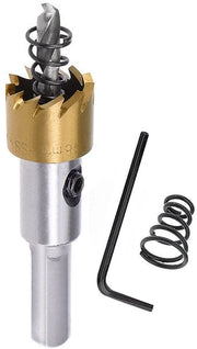 Taglierino per serraggio di porte 18 mm - Serraggio metallo - Alta velocità perforazione - Lunga durata - Per metallo/legno - Inclusa chiave a stella
