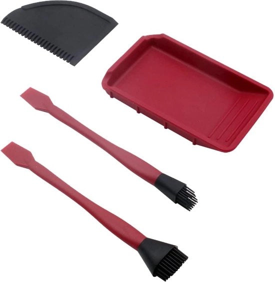 Kit di lavorazione del legno per lijm - set di strumenti in acciaio inossidabile - spazzola morbida in silicone - schiacciasassi piatto - carrello di lijm - spazzola per colla di legno - programma di assistenza per strumenti - attrezzatura industriale