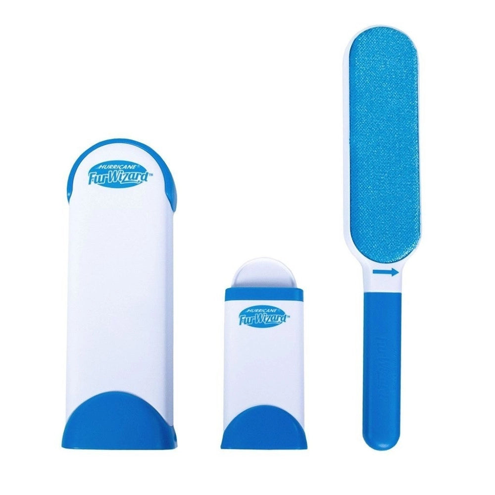 Trade Shop - Spazzola Autopulente Rimuove Pelo Polvere Doppia Faccia Tessuti Pelo Cane Gatto -