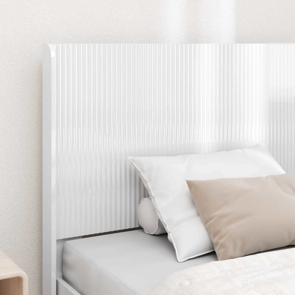 Testiera Letto Bianco Lucido 889639