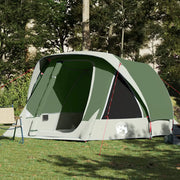 Tenda Familiare Cabina per 6 Persone-Tenda da campeggio Verde Impermeabile 137450
