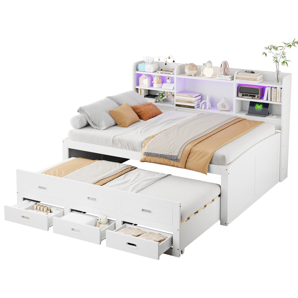 Letto divano multifunzione in truciolare 140x200 cm