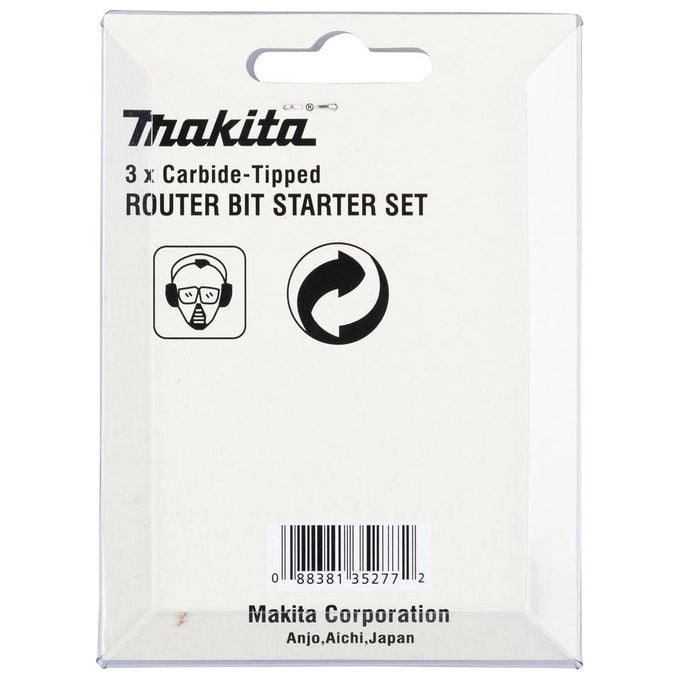 Makita D-30209 fresa Set di taglierine per fresatura