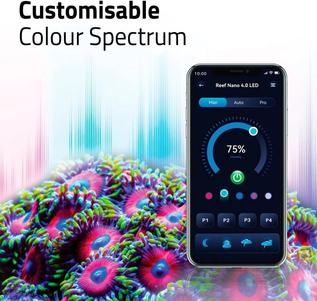 Askoll Fluval Fluval Nano Reef 4.0 LED 25W – Plafoniera LED per nano acquari marini