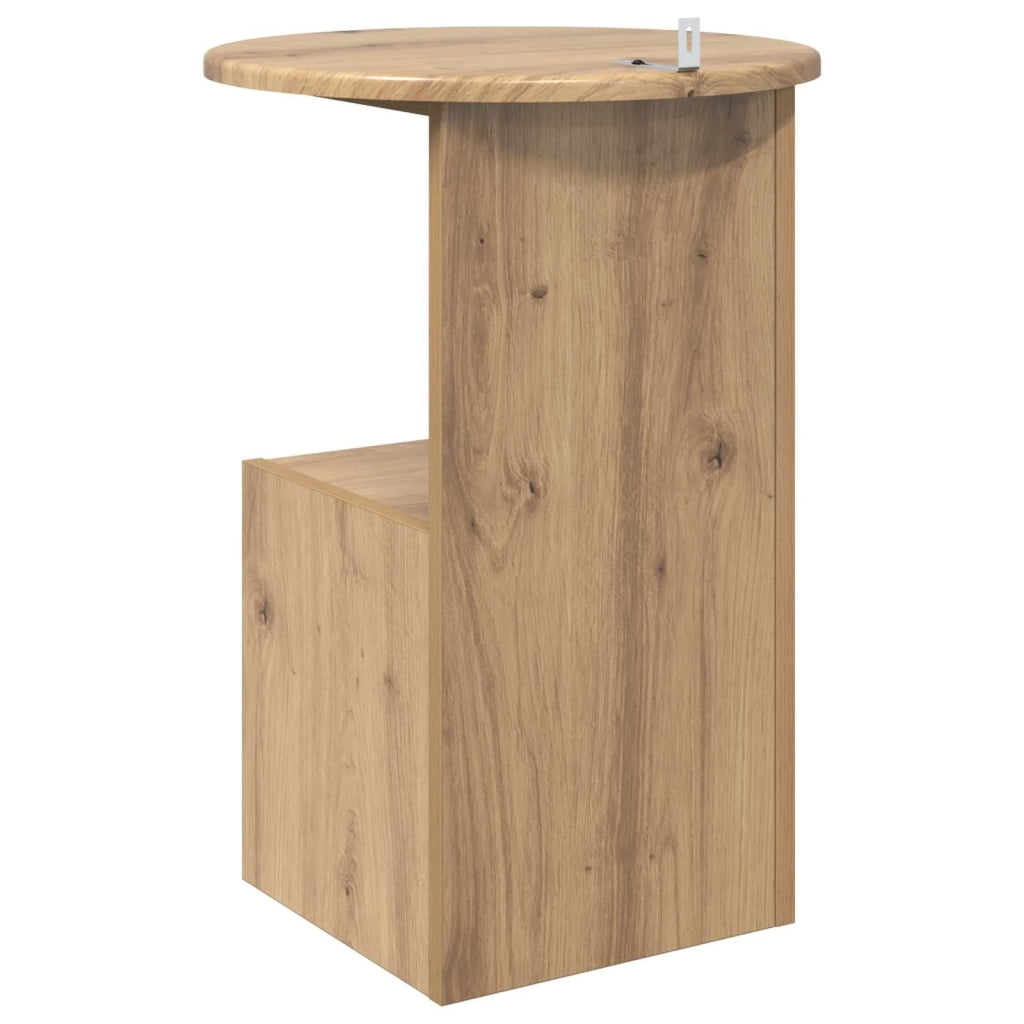 Tavolo laterale | Tavolino Rovere Artigianale ? 39,5 x 55 cm