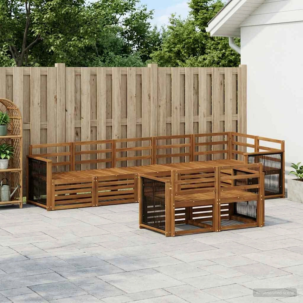 Set di divani da esterno 7 pz 3384500
