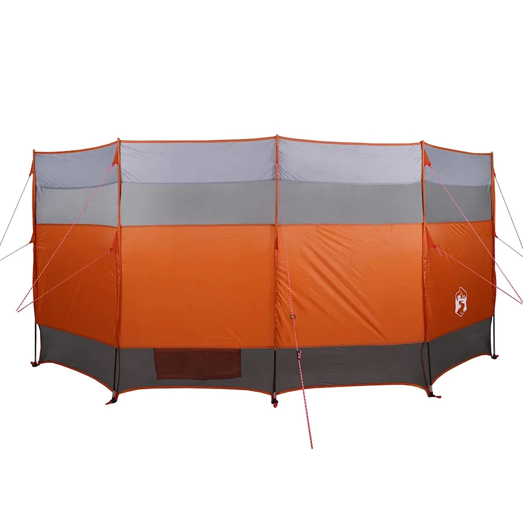 Frangivento da Campeggio Arancione 366x152x152 cm Impermeabile CFW1389431