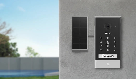EZVIZ EP7 Videocitofono a batteria. monitor touch 7 pollici. pannellino solare incluso.. Visione Notturna. Unlock Remote. 2K. Rilevamento Umano