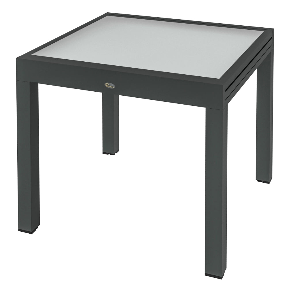 Tavolo da pranzo esterno allungabile ¨C zephmum ¨C 160x80x75 cm nero