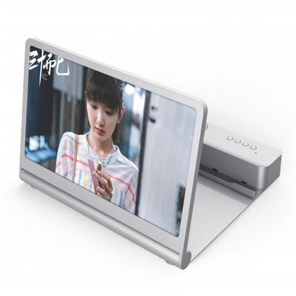 Schermo di ingrandimento Cellulare Smartphone bluetooth altoparlanti Lente 12''