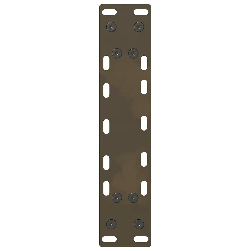 Gambe per Tavolino da Caffè in Acciaio Naturale 2 pz 38x(42-43) cm Acciaio 4013279