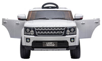 Macchina Elettrica per Bambini 12V con Licenza Land Rover Discovery Bianca