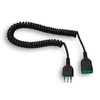 FANTON 90081 prolunghe e multiple 5 m 1 presa(e) AC Interno Nero, Verde