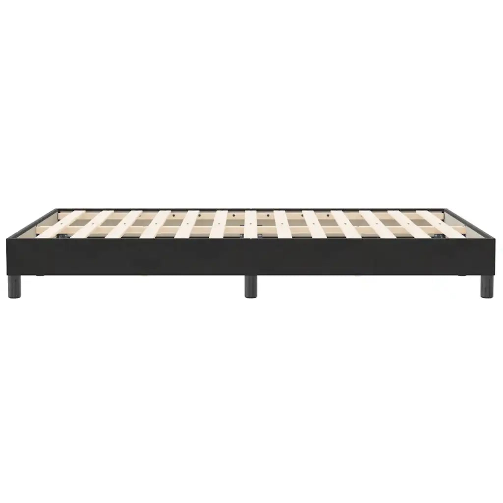 Giroletto senza Materasso Nero 120x210 cm Velluto 4101351