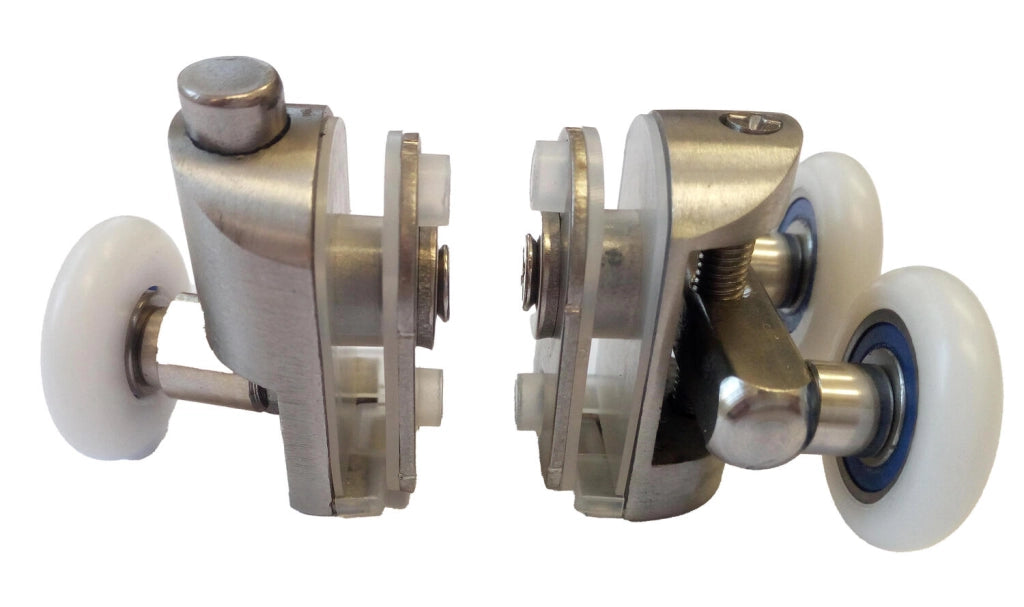 RC87 - 24x6 - Coppia Supporti in metallo satinato