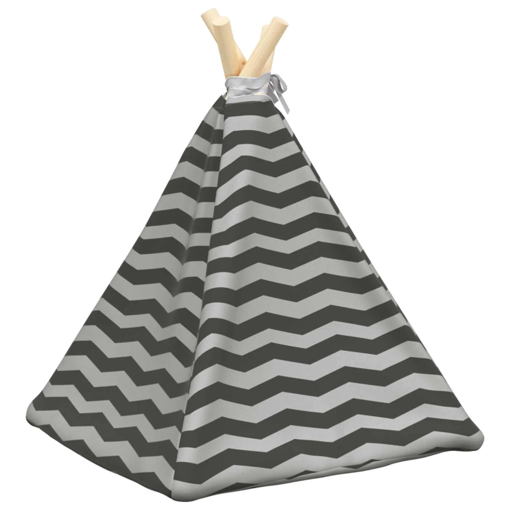 Tenda per animali con cuscino Bianco e Grigio 40 x 40 x 50 cm CFW6864551