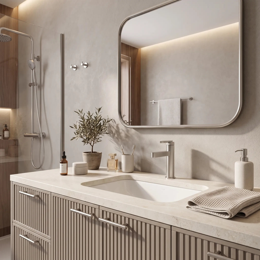 Rubinetto Da Bagno Rea Grace Brush Nickel