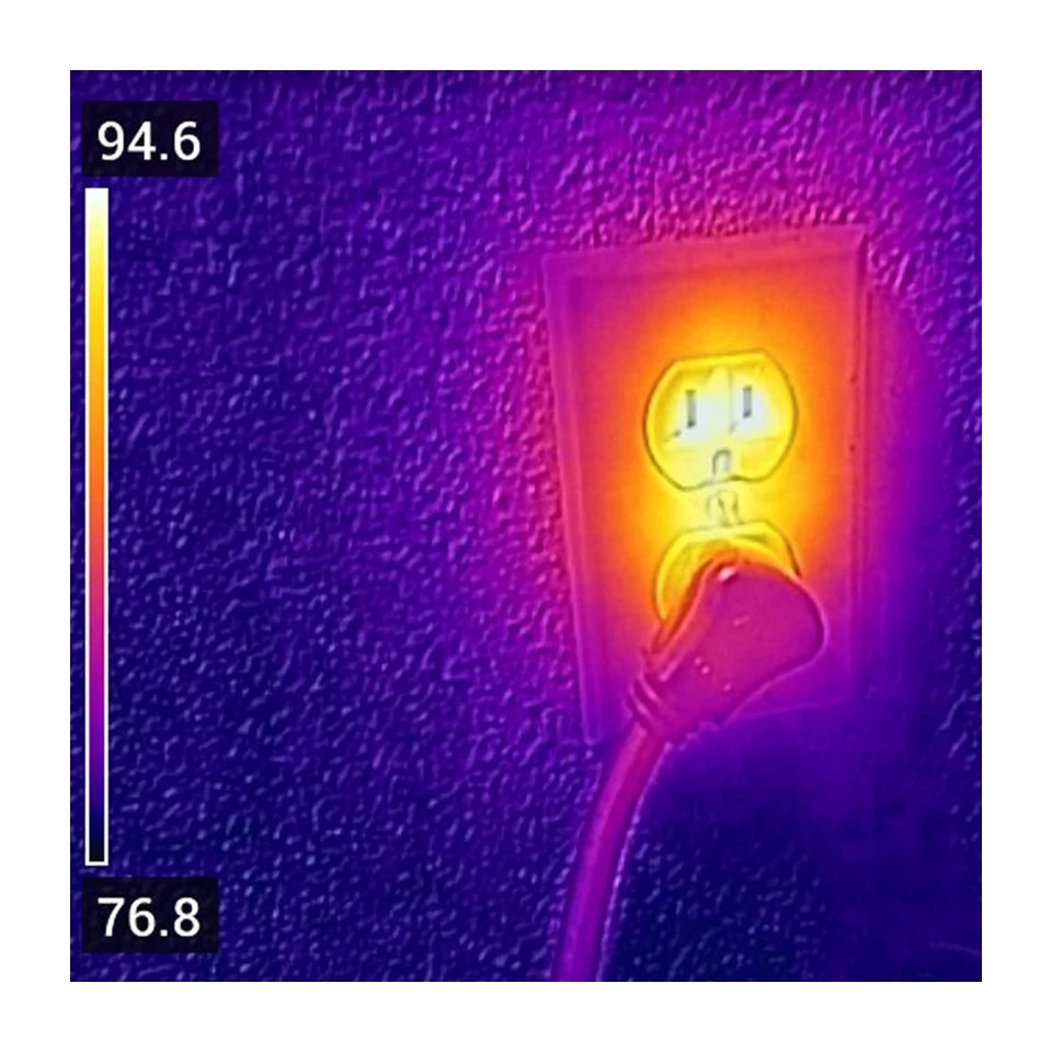FLIR C3-X​ telecamera termica nera 1800 mAh Matrice di piano focale non raffreddata all'ossido di vanadio Display integrato 128 x 96 pixel LCD 640 x 480 pixel