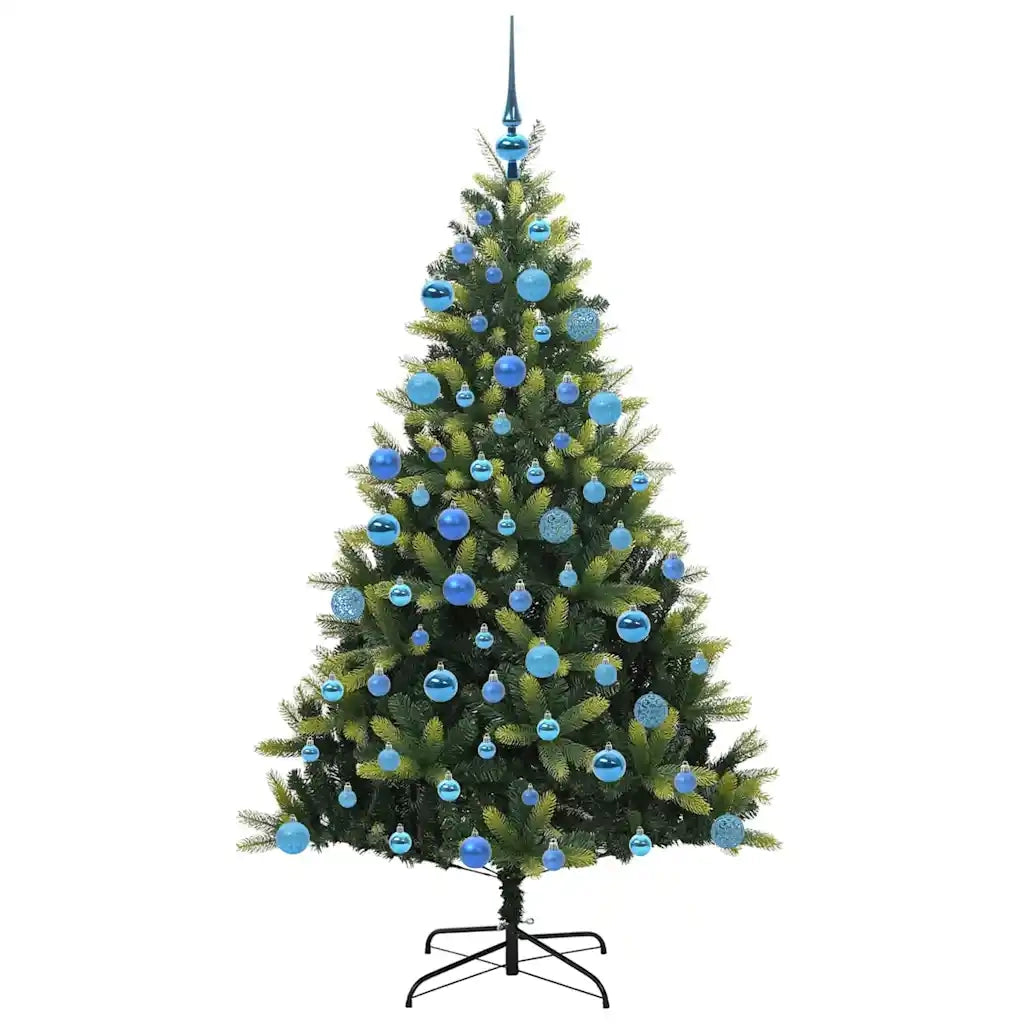 Albero di Natale | Decorazioni natalizie Artificiale a Cerniera con 300 LED 180 cm