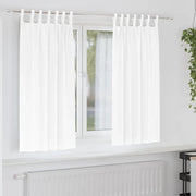 Tende Blackout con Anelli 2 pcs Bianco Puro 175 x 140 cm 4107604