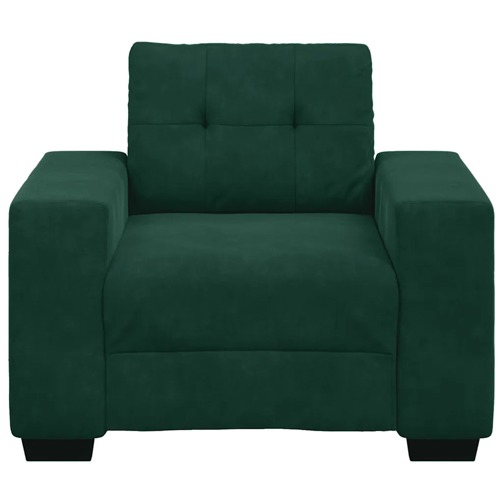 Divano Sedia Verde Scuro 60 cm Velluto
