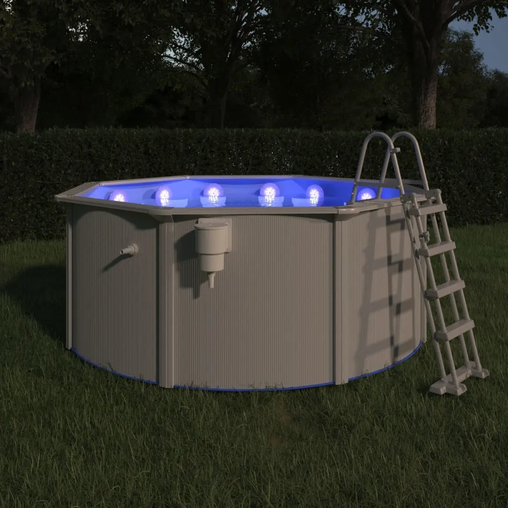 Luce LED Piscina Galleggiante Subacquea con Telecomando Bianca CFW2504458