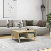 Tavolino da Salotto Rovere Sonoma 60x60x30 cm Legno Multistrato 805980