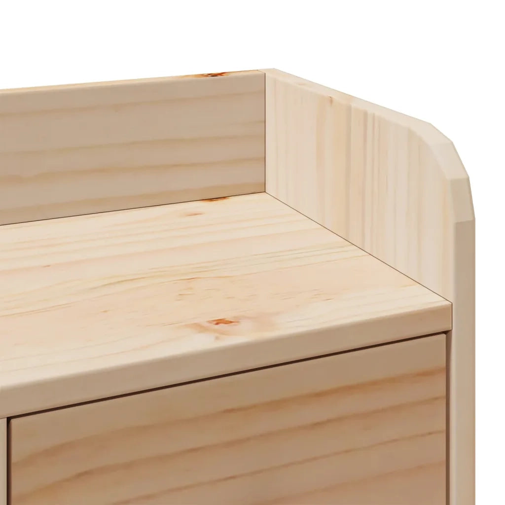 Letto Libreria senza Materasso 100x200 cm in Legno di Pino 3323953