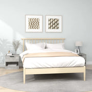 Comodini 2pz Grigio Cemento in Legno Multistrato cod mxl 29980