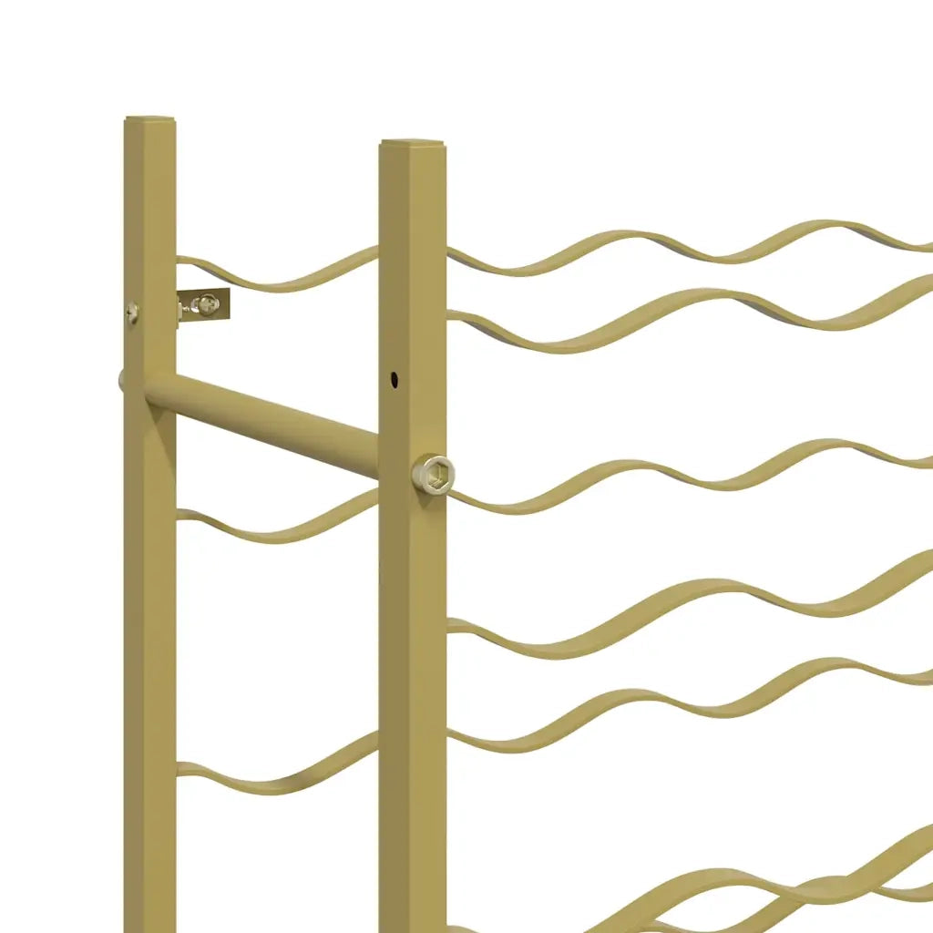 Portabottiglie per 96 Bottiglie Metallo Oro 340915