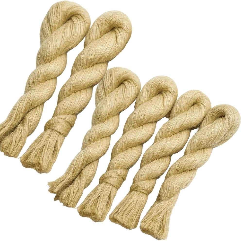Kit professionale 6 treccia di canapa pettinata per sigillature idrauliche