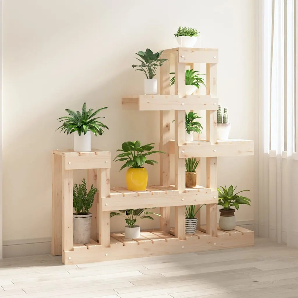 Supporto per Piante 92x25x97 cm in Legno Massello di Pino 822102