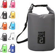 Zak Secche - Tas acqua 2 5 10 15 20 30 l con cinturino regolabile - Grigio 5L