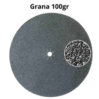 Disco abrasivo bifacciale grana 100 carburo silicio carteggio superfici