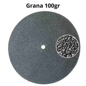 Disco abrasivo bifacciale grana 100 carburo silicio carteggio superfici