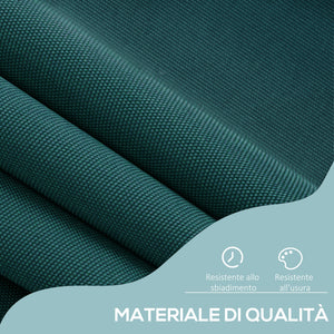 EasyComfort Tenda da Sole da Esterno 2x1.5m a Rullo con Manovella, Altezza e Angolazione Regolabile, Verde