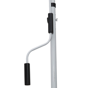 Easycomfort Tenda da Sole da Esterno 2x1.5m a Rullo con Manovella, Altezza e Angolazione Regolabile, Bianco e Verde