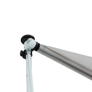 Easycomfort Tenda da Sole da Esterno 2x1.5m a Rullo con Manovella, Altezza e Angolazione Regolabile, Bianco